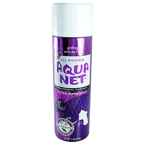 Aqua Net Extra Super Hold Professional Hair Spray Unscented 11 oz (Pack of 2)