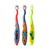 Brush Buddies Hot Wheels Toothbrush for Kids, Toddler Toothbrushes, Children's Toothbrushes, Soft Bristle Toothbrushes for Kids, 3PK