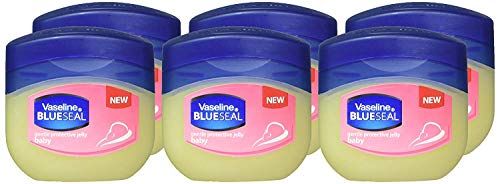 Set of Six Vaseline Baby Gentle Protective Petroleum Jelly- Travel Size, 1.7 Oz, 6 Count (Pack of 1)