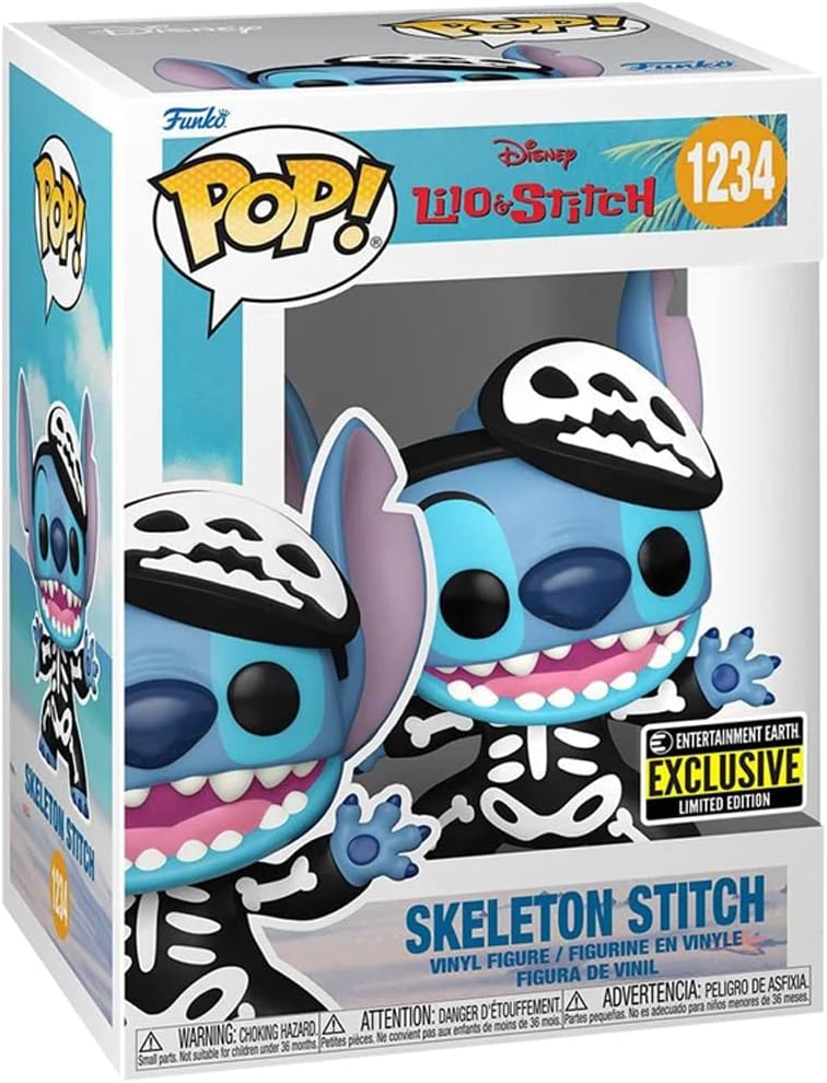 Funko Pop! Lilo & Stitch Skeleton Stitch 1234 Special Edition Multicolor Vinyl