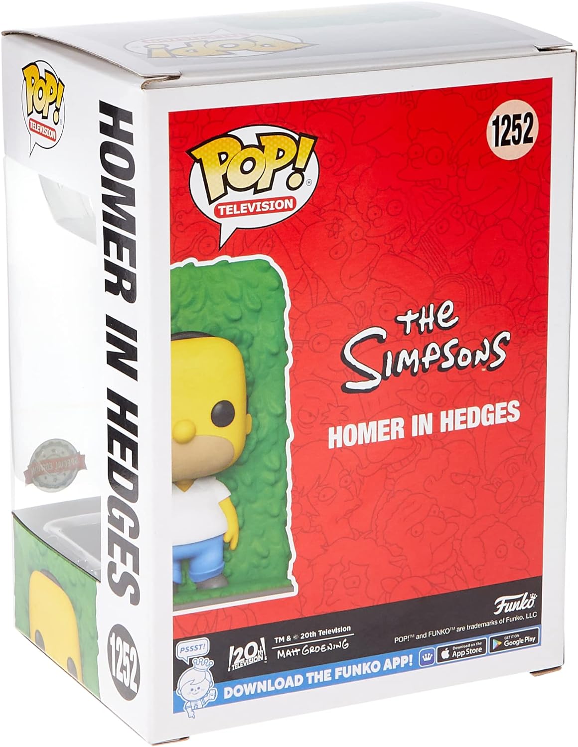 Pop! The Simpsons - Homer in Hedges Special Edition