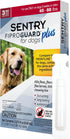 SENTRY Fiproguard Plus for Dogs, Flea and Tick Prevention for Dogs (45-88 Pounds), Includes 3 Month Supply of Topical Flea Treatments
