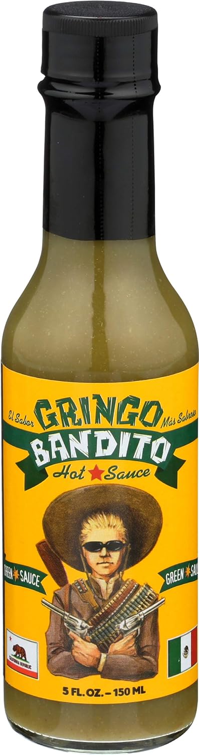 Gringo Bandito, Green Hot Sauce, 5 oz