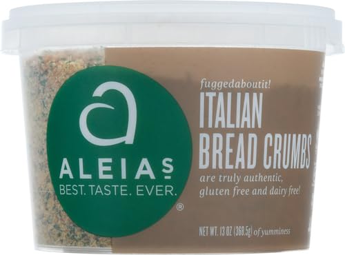 ALEIAS GLUTEN FREE BAKERY Italian Bread Crumbs, 13 OZ