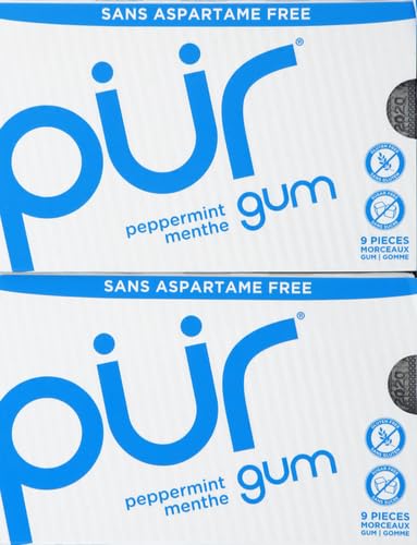 PUR Peppermint Gum, 0.44 oz