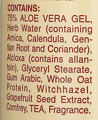 Alvera All Natural Roll-On Deodorant Aloe & Almonds - 3 Fl Oz, 4 pack