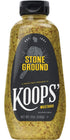 Koops' Organic Stone Ground Mustard – Old-Fashioned Mustard, Gluten-Free, Kosher, Non-GMO, USDA Certified Organic Mustard, Made in USA, From Quality Mustard Seeds – 12 Oz, Pack of 1