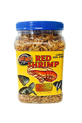 Zoo Med (2 Pack) Large Sun-dried Red Shrimp 10oz Each