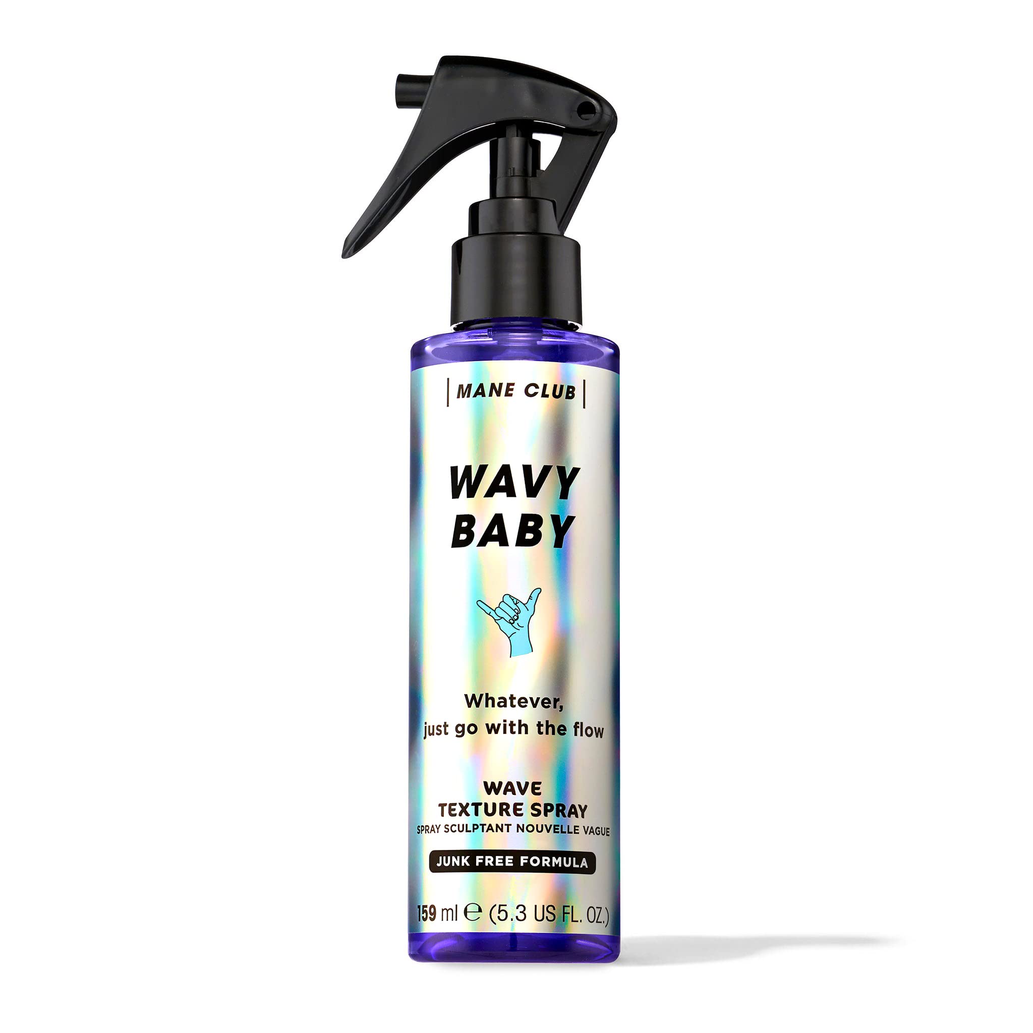 MANE CLUB Wavy Baby Wave Texture Spray, cruelty free, vegan, no sulfates or parabens, 5.3 Oz