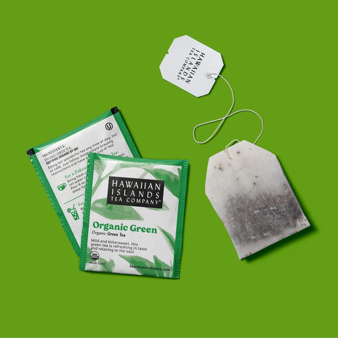 Hawaiian Islands Tea Company Mango Maui Black Tea, All Natural - 20 Teabags (1 Box)