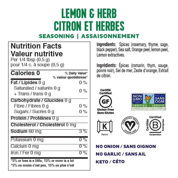 Fody Foods Taco Seasoning, 2.6 Oz, Garlic and Onion Free, Low FODMAP Certified, Gut & IBS Friendly, Vegan, Non-GMO, Gluten Free, Keto Friendly