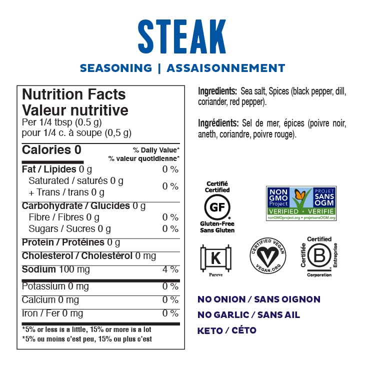 Fody Foods Taco Seasoning, 2.6 Oz, Garlic and Onion Free, Low FODMAP Certified, Gut & IBS Friendly, Vegan, Non-GMO, Gluten Free, Keto Friendly