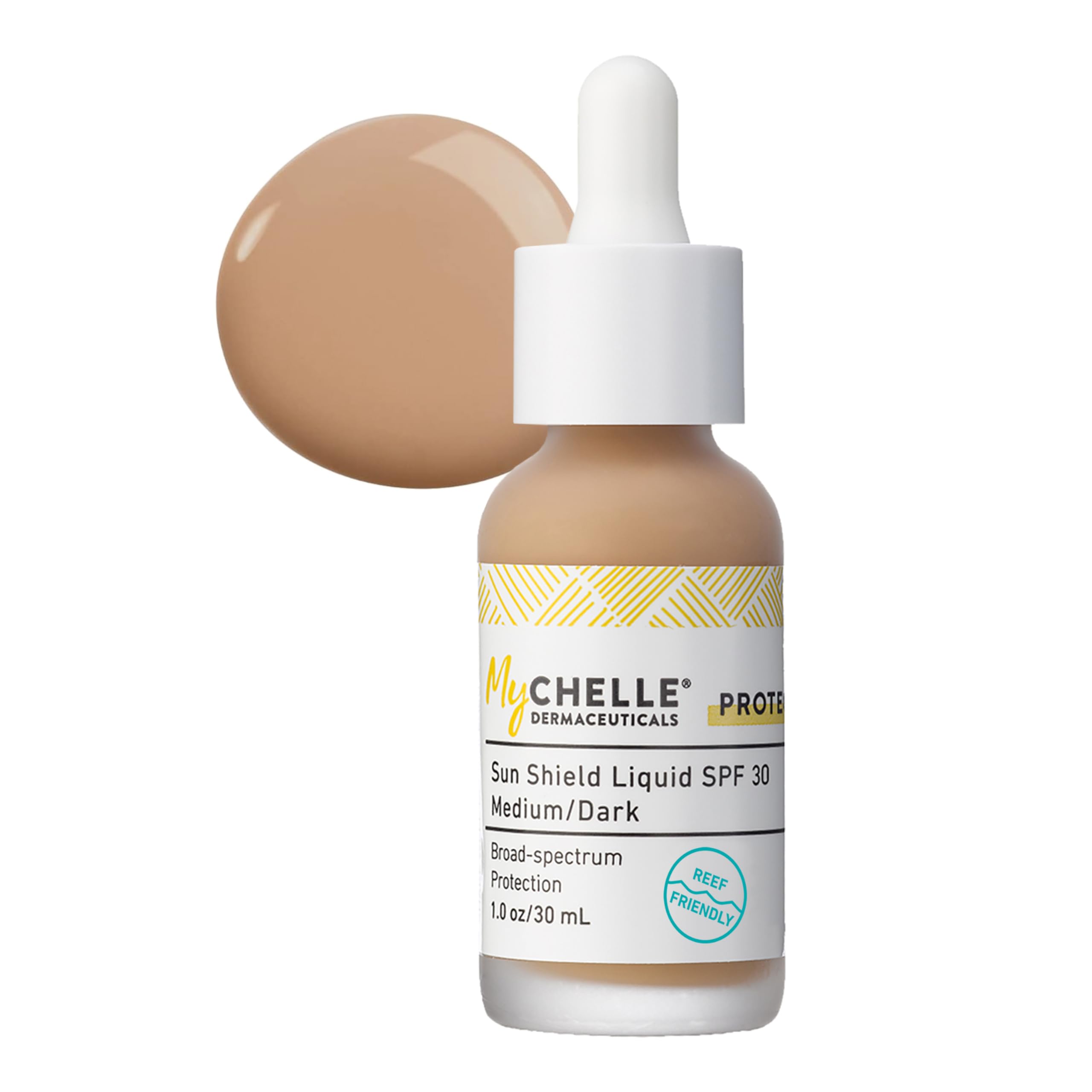 MyCHELLE Sun Shield Stick SPF 50 Tinted - Mineral Reef Safe Sunscreen for Face