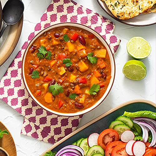 Patak’s Lentil & Veggie Tikka Masala - Vegetarian Indian Curry w/Lentils, Beans, Pumpkin, Sweet Potatoes & Vegetables - Ready-to-Eat Microwaveable Meal - Serve with Rice or Naan - 10.5oz (Pack of 6)