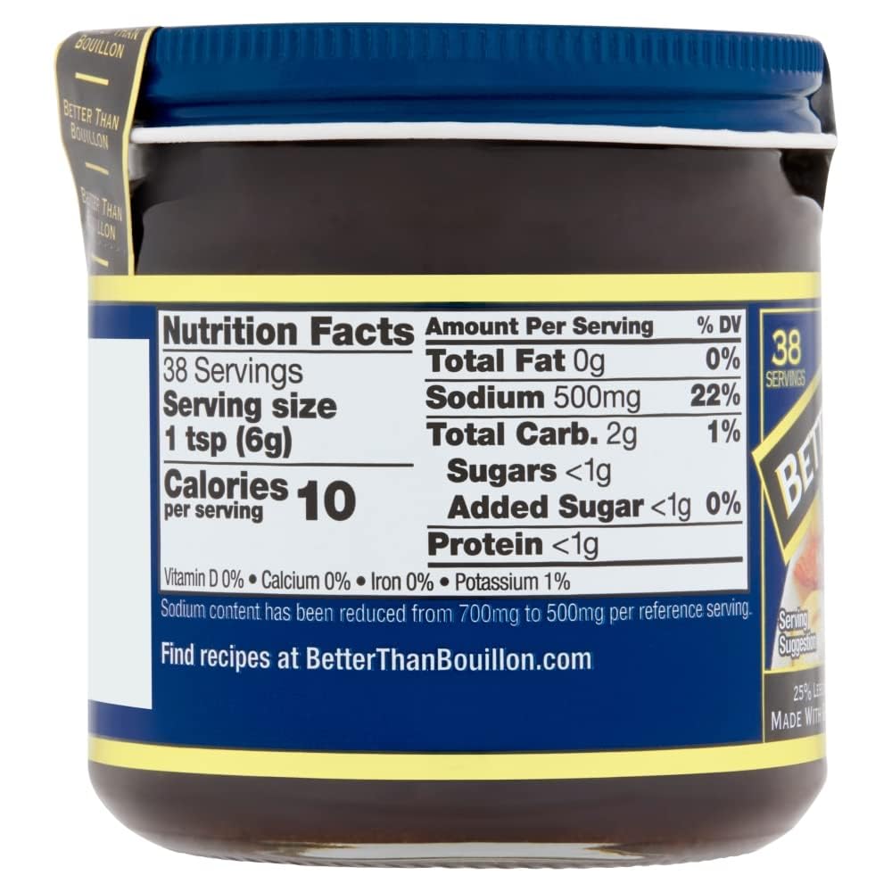 Better Than Bouillon Premium Sauteed Onion Base, Made from Sauteed Onions, Blendable Base for Added Flavor, 38 Servings Per Jar (8 Ounce (Pack of 1))