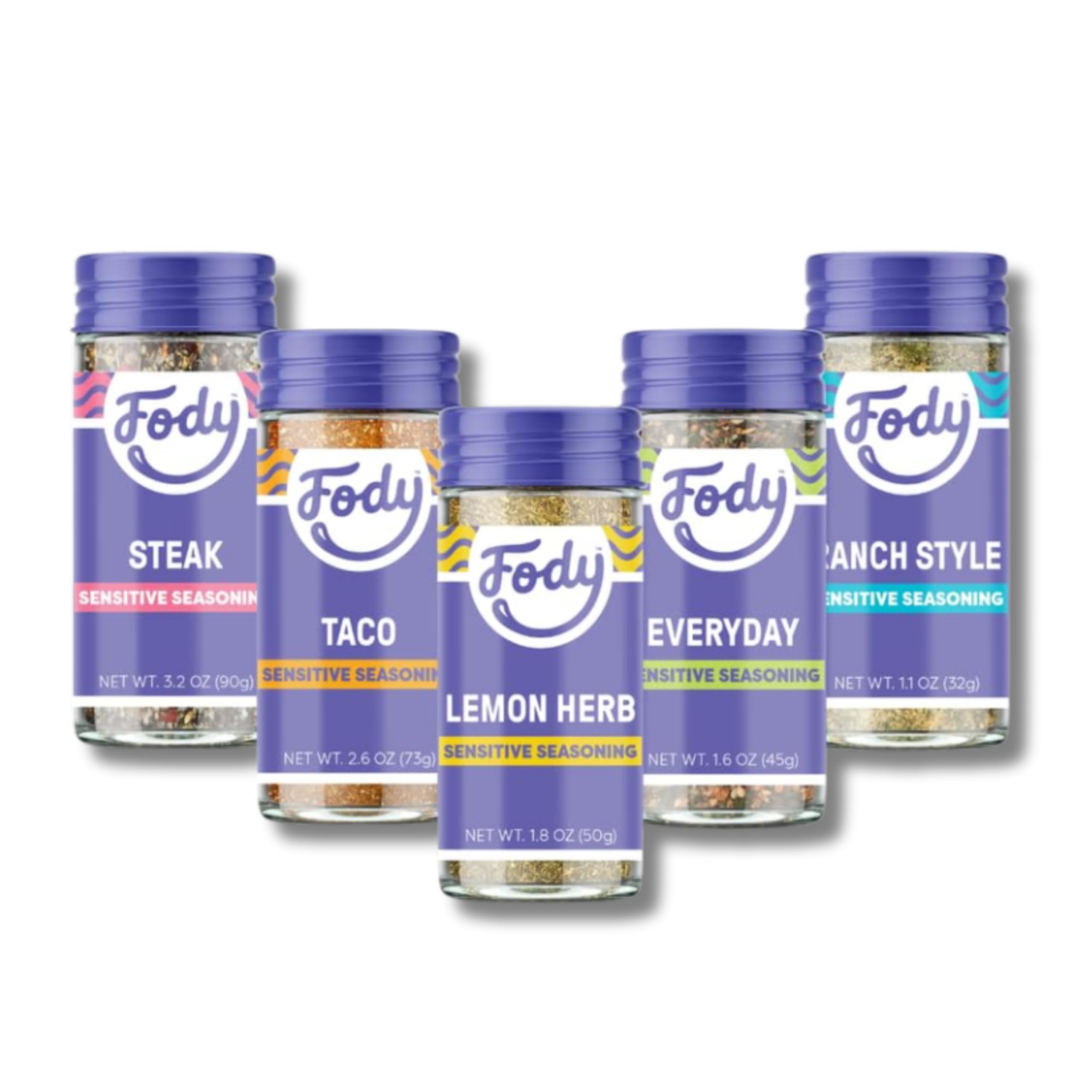 Fody Foods Taco Seasoning, 2.6 Oz, Garlic and Onion Free, Low FODMAP Certified, Gut & IBS Friendly, Vegan, Non-GMO, Gluten Free, Keto Friendly