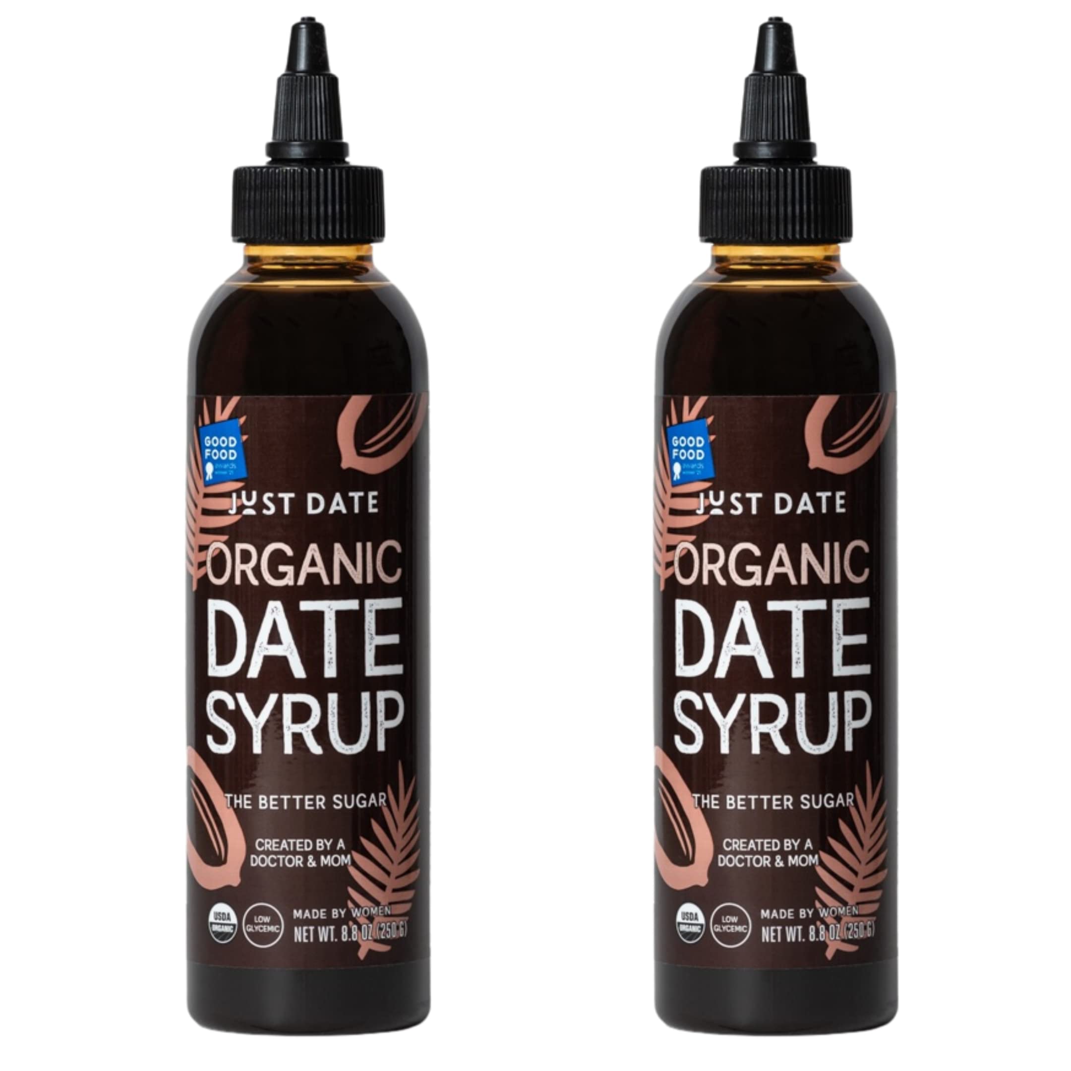 Just Date Syrup : Organic Date Sweetener | One 8.8 OZ Squeeze Bottle I Low-Glycemic, Vegan, Paleo | 1 Ingredient : 100% Organic Medjool Dates