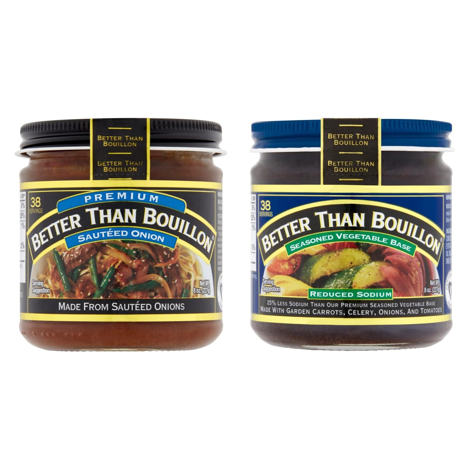 Better Than Bouillon Premium Sauteed Onion Base, Made from Sauteed Onions, Blendable Base for Added Flavor, 38 Servings Per Jar (8 Ounce (Pack of 1))