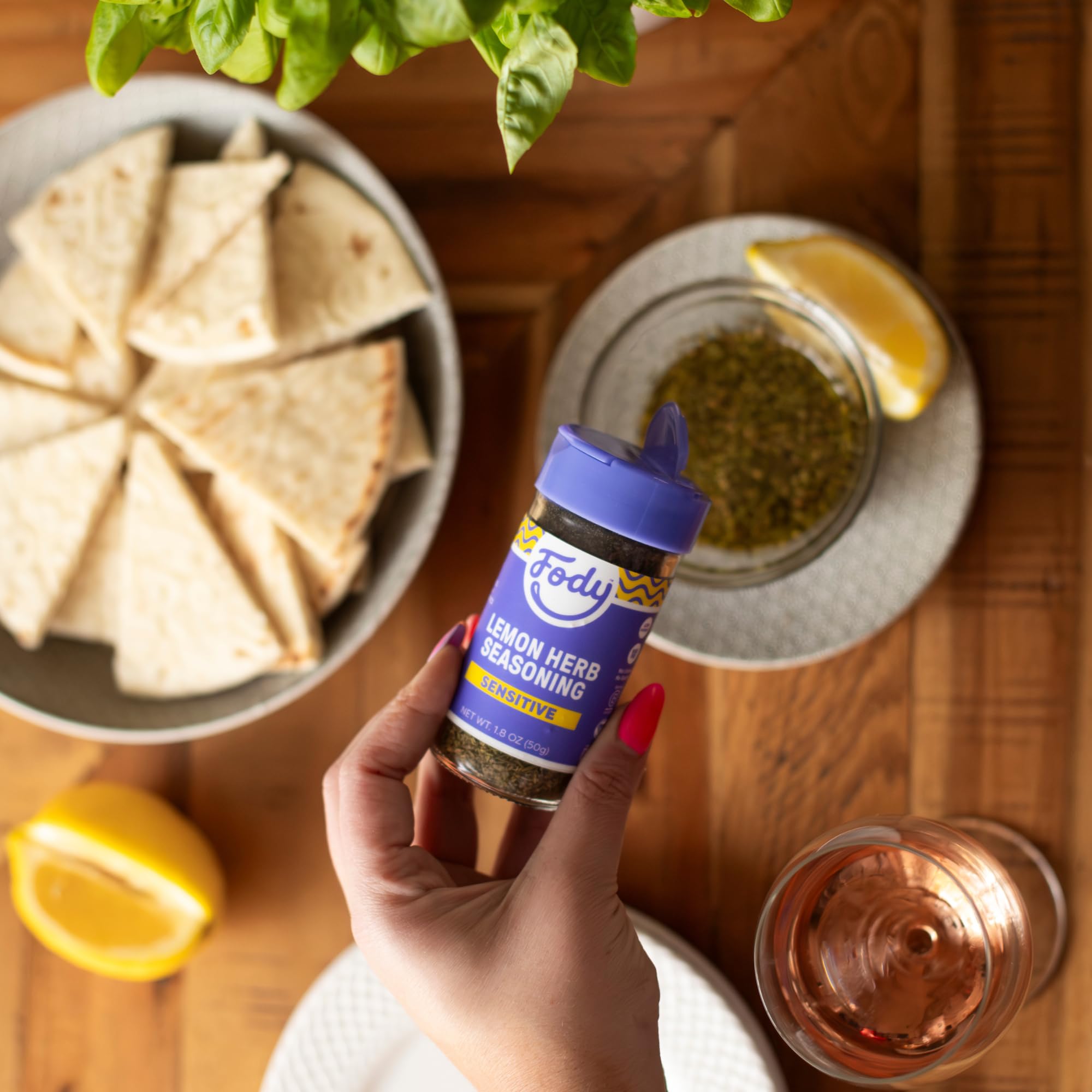 Fody Foods Taco Seasoning, 2.6 Oz, Garlic and Onion Free, Low FODMAP Certified, Gut & IBS Friendly, Vegan, Non-GMO, Gluten Free, Keto Friendly