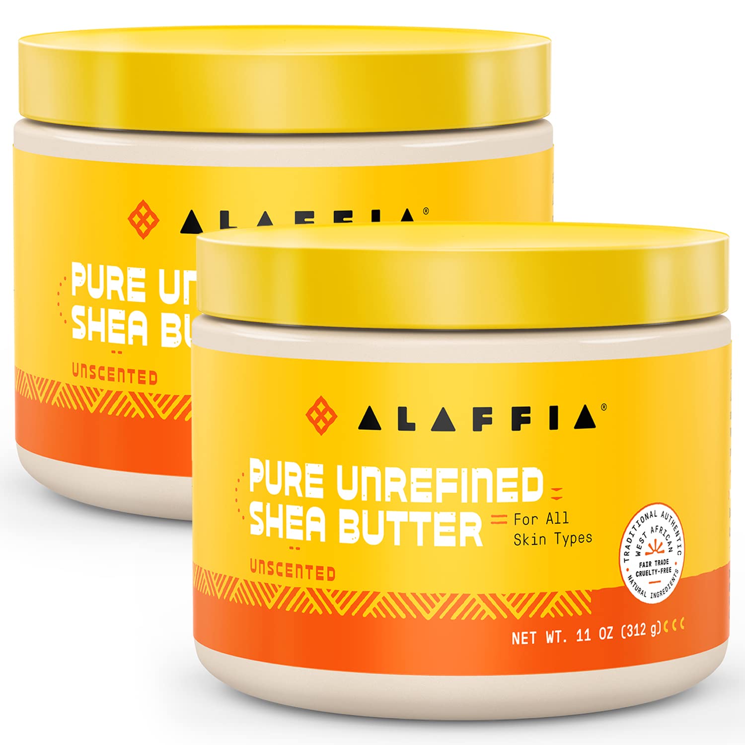 Alaffia, Pure Unrefined Shea Butter, Unscented, 11 oz