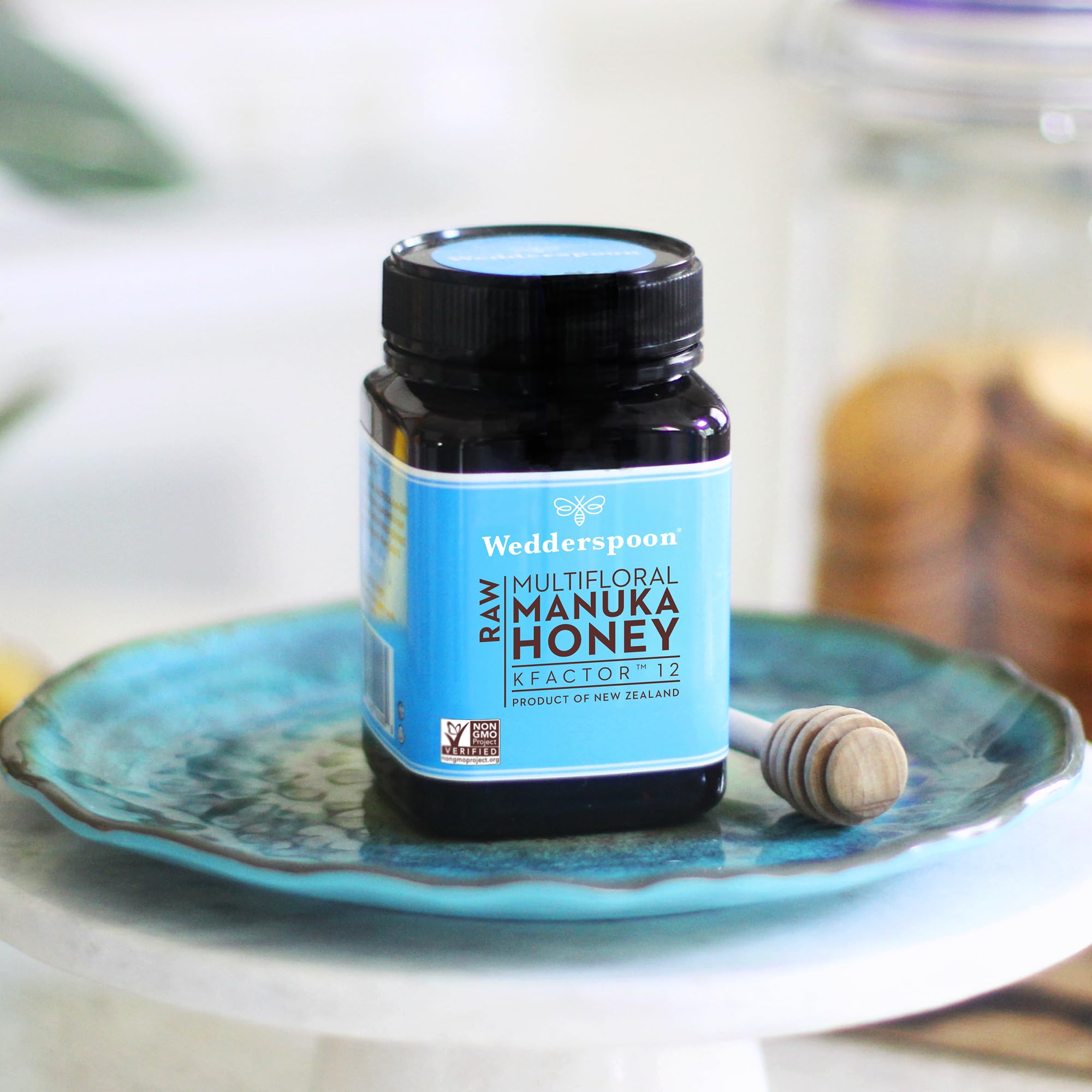 Wedderspoon Raw Premium Manuka Honey, KFactor 12, 8.8 Oz, Unpasteurized, Genuine New Zealand Honey, Non-GMO Superfood, Traceable from Our Hives to Your Home