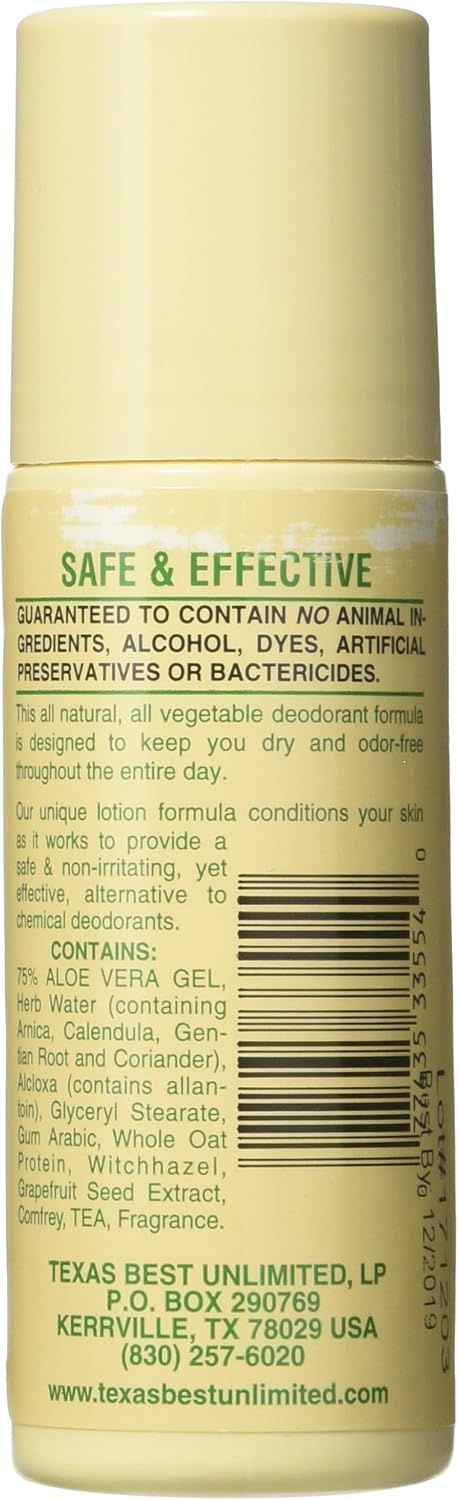 Alvera Deod Aloe Herb 3 Ounce (Pack of 6)