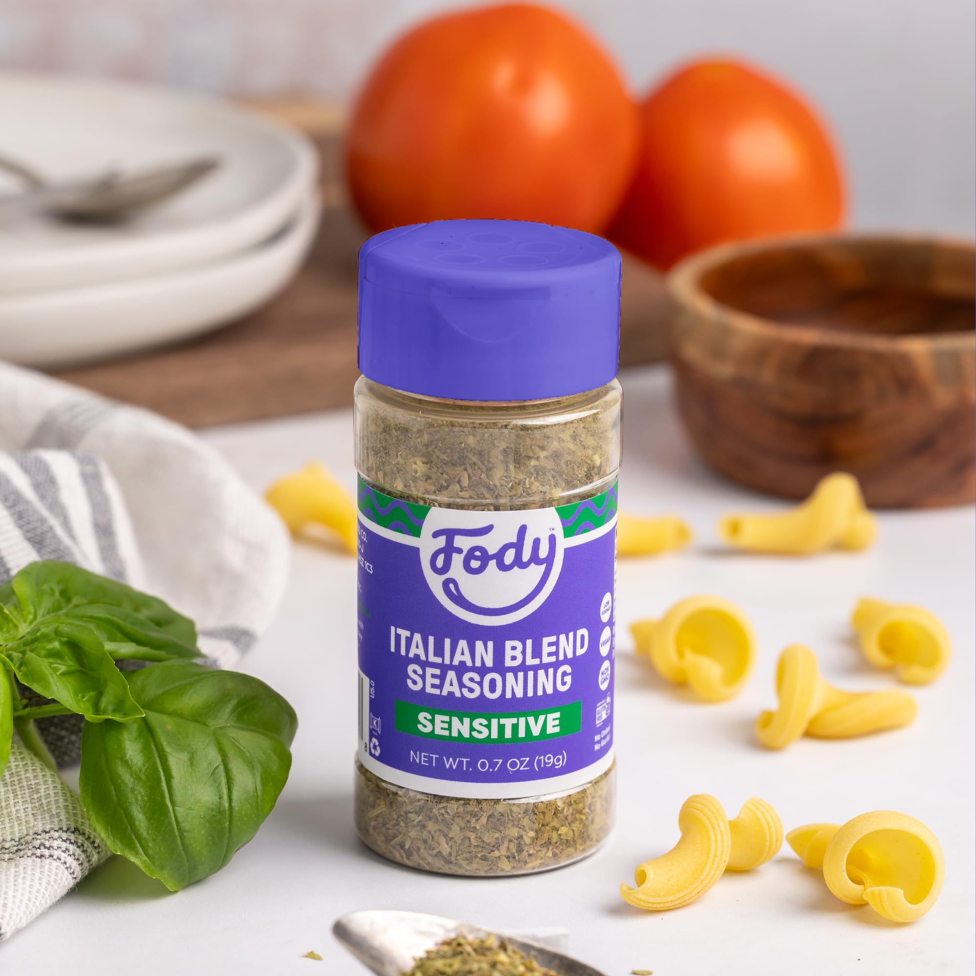 Fody Foods Taco Seasoning, 2.6 Oz, Garlic and Onion Free, Low FODMAP Certified, Gut & IBS Friendly, Vegan, Non-GMO, Gluten Free, Keto Friendly