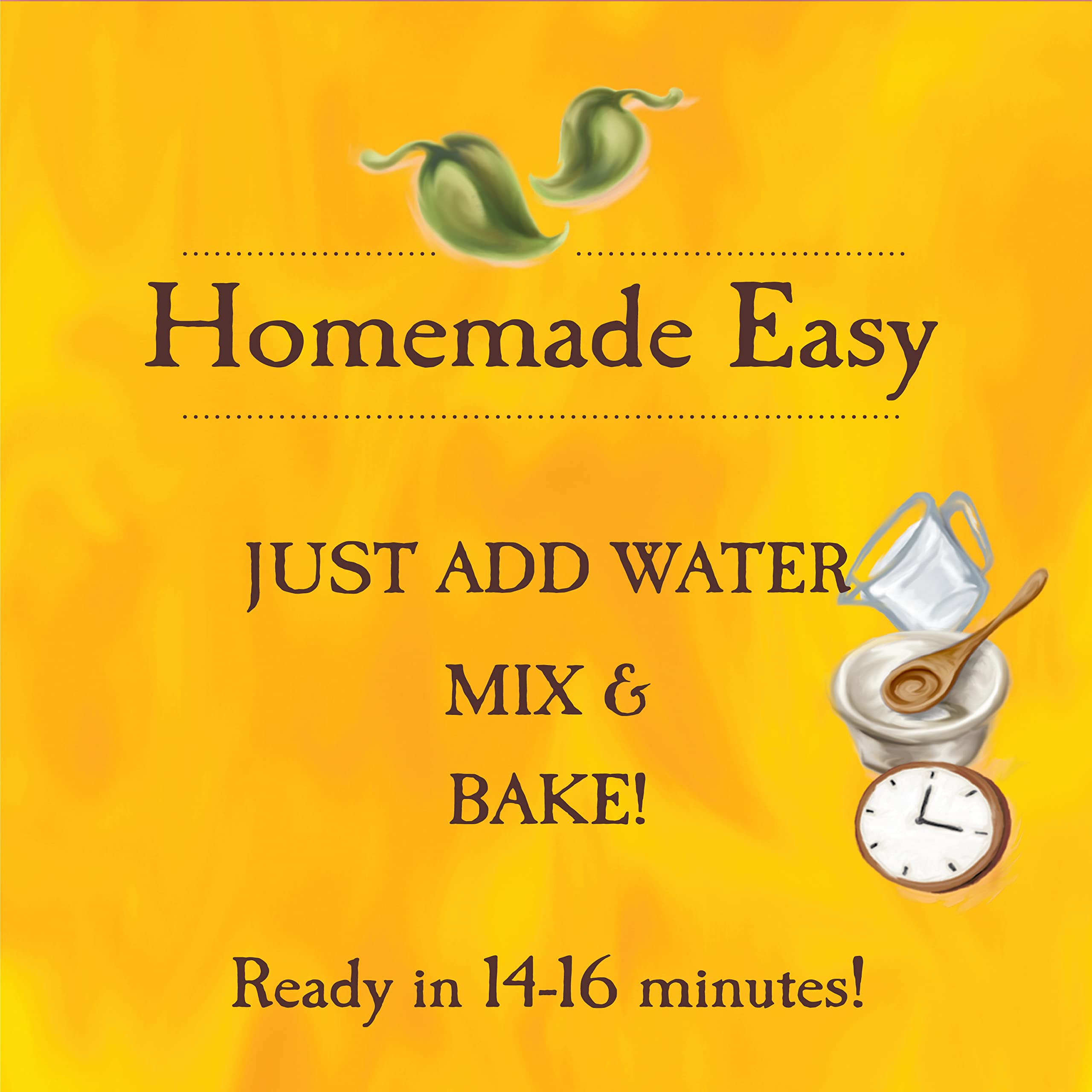 English Scone Mix, Lemon Poppyseed by Sticky Fingers Bakeries – Easy to Make English Scones Fresh Baked, Makes 12 Scones (2 pk)