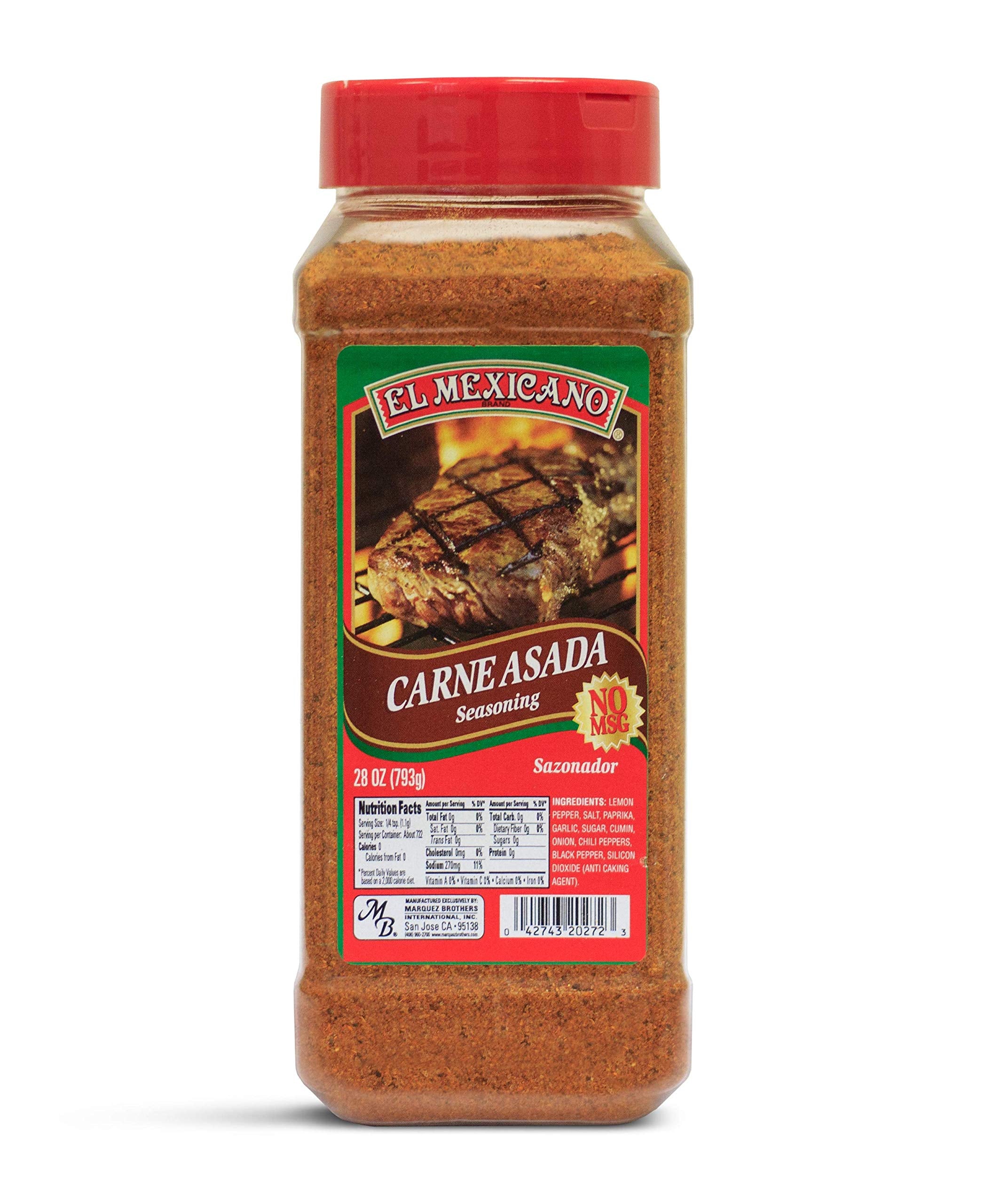 El Mexicano Carne Asada Seasoning, 28 Oz (Pack 1)