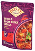 Patak’s Lentil & Veggie Tikka Masala - Vegetarian Indian Curry w/Lentils, Beans, Pumpkin, Sweet Potatoes & Vegetables - Ready-to-Eat Microwaveable Meal - Serve with Rice or Naan - 10.5oz (Pack of 6)