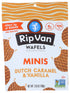 Rip Van Wafels Snack Wafels, Honey and Oats, 1.2oz, 16 Count