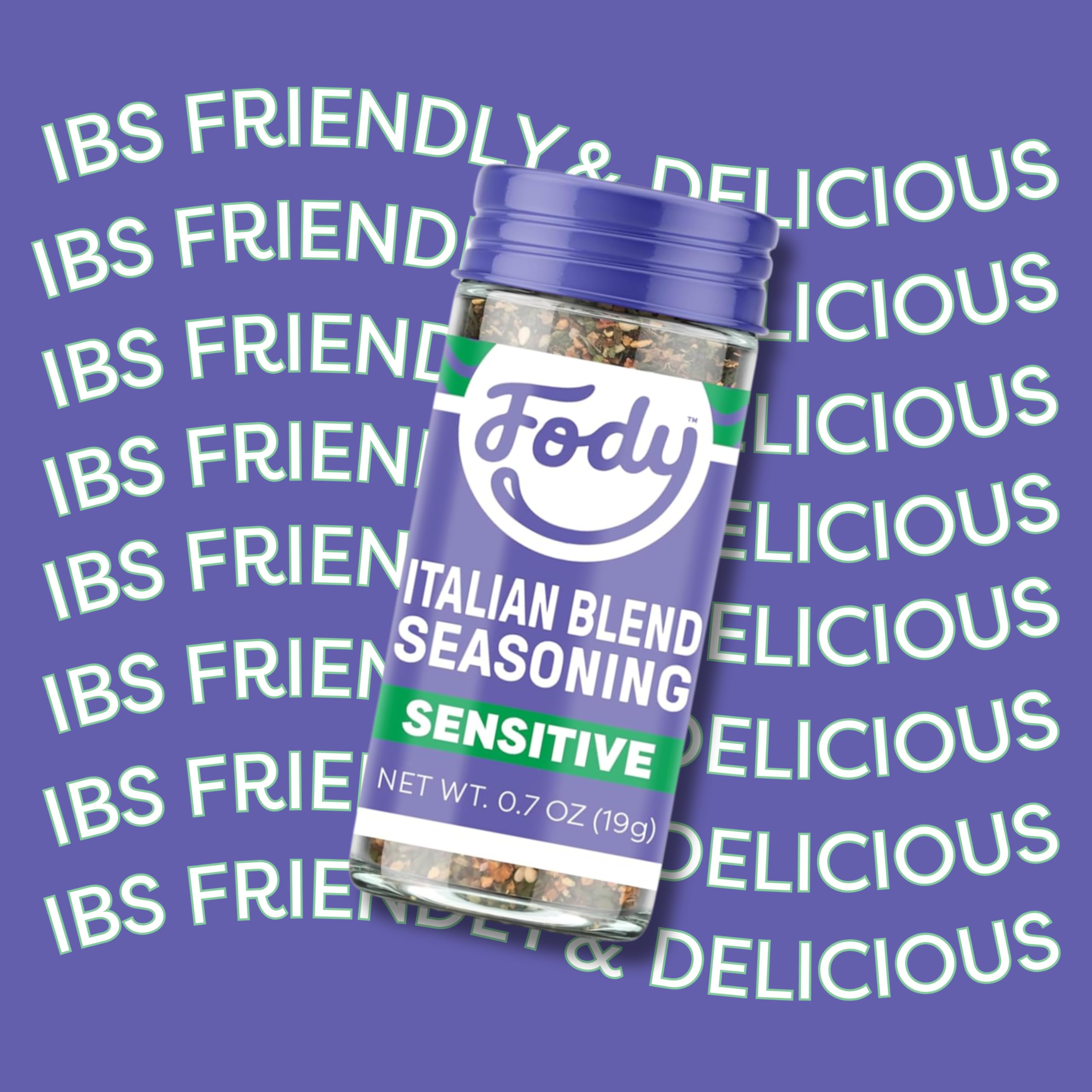 Fody Foods Taco Seasoning, 2.6 Oz, Garlic and Onion Free, Low FODMAP Certified, Gut & IBS Friendly, Vegan, Non-GMO, Gluten Free, Keto Friendly