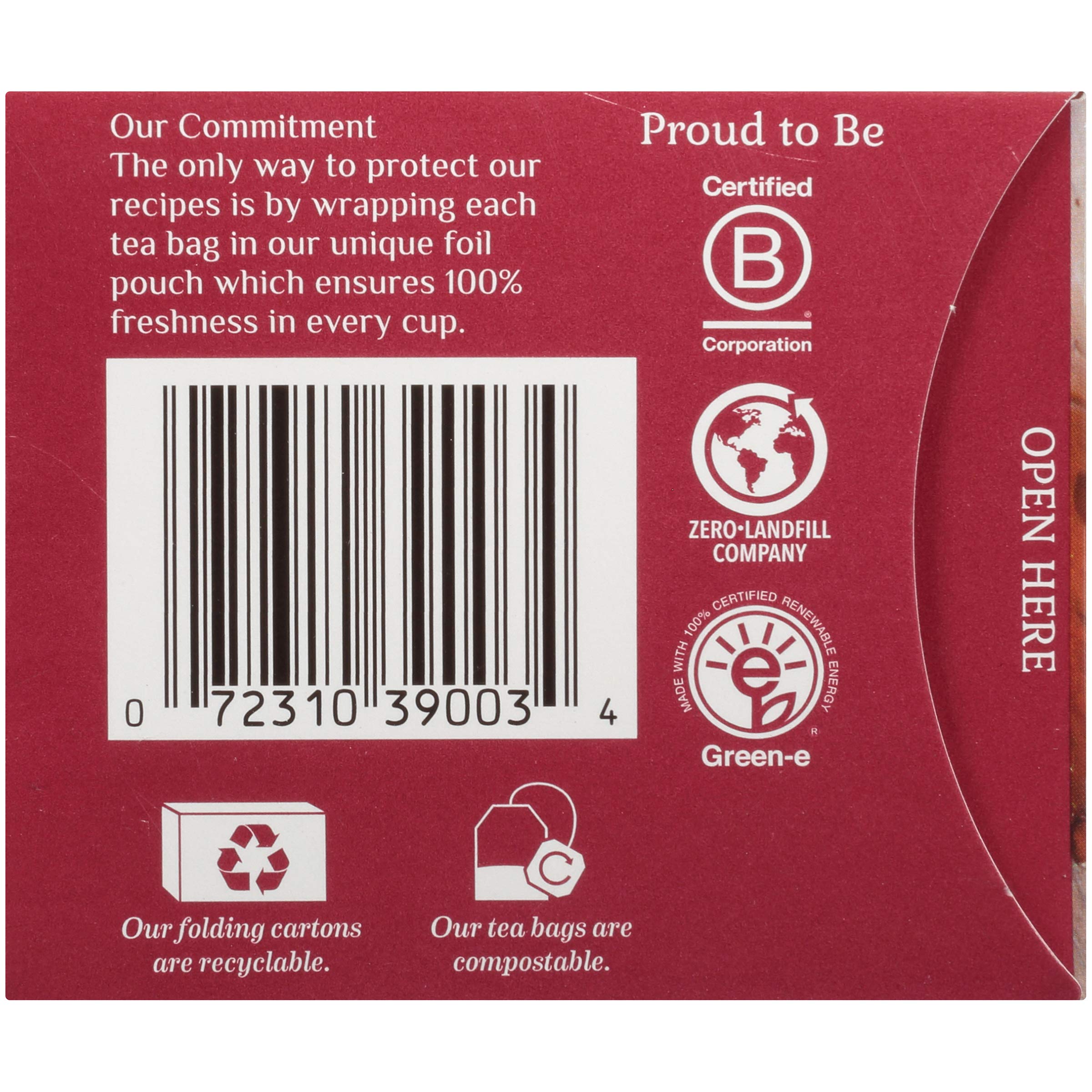 Bigelow Botanicals Cold Water Infusion Strawberry Lemon Orange Blossom Tea Bags 18 Count Box (Pack of 1), Herbal Infusion, Caffeine Free, 18 Tea Bags Total