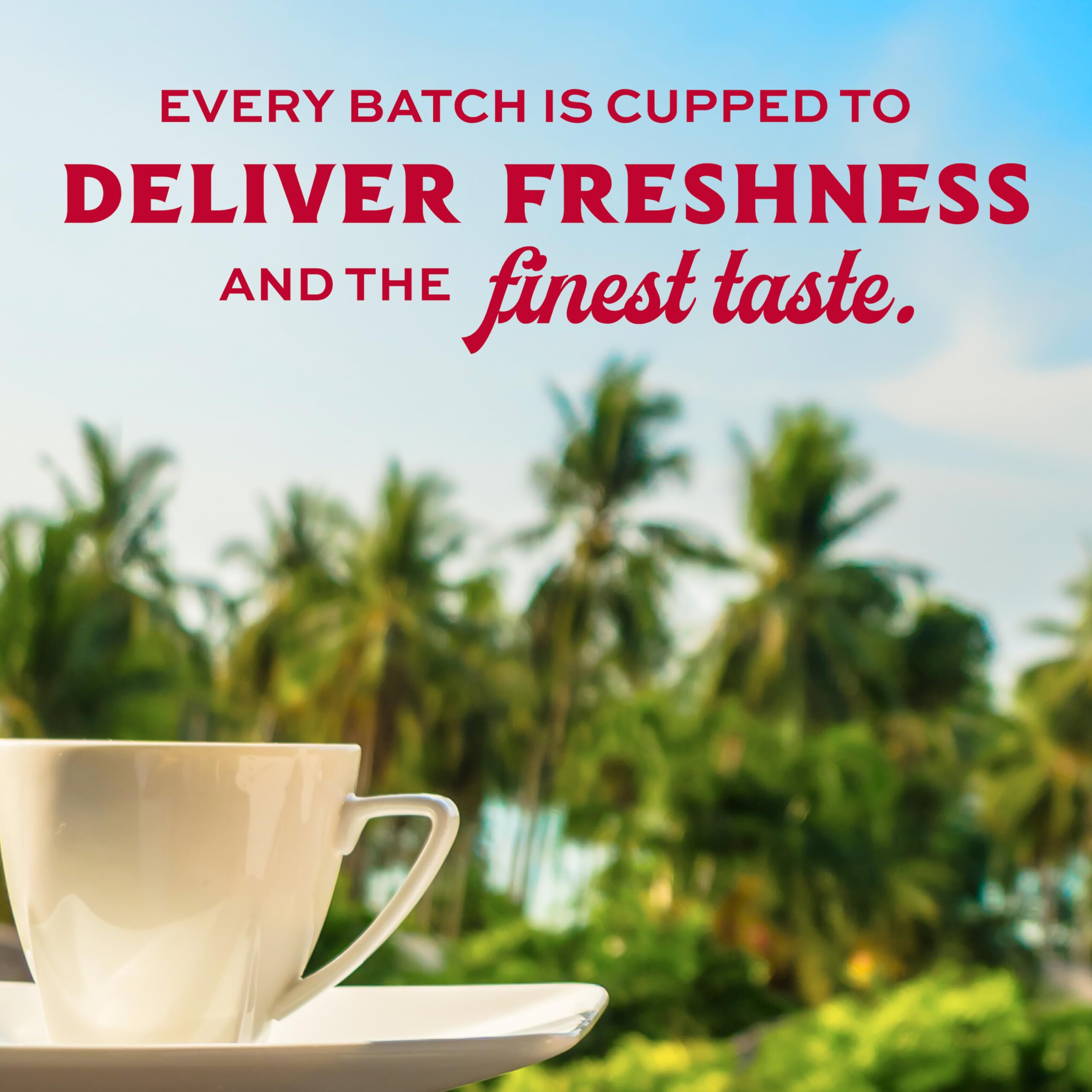 Lion Coffee Vanilla Macadamia Flavored Ground Coffee, Light Roast, Hawaiian Inspired Taste - 10 Ounce Bag