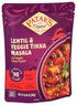 Patak’s Lentil & Veggie Tikka Masala - Vegetarian Indian Curry w/Lentils, Beans, Pumpkin, Sweet Potatoes & Vegetables - Ready-to-Eat Microwaveable Meal - Serve with Rice or Naan - 10.5oz (Pack of 6)