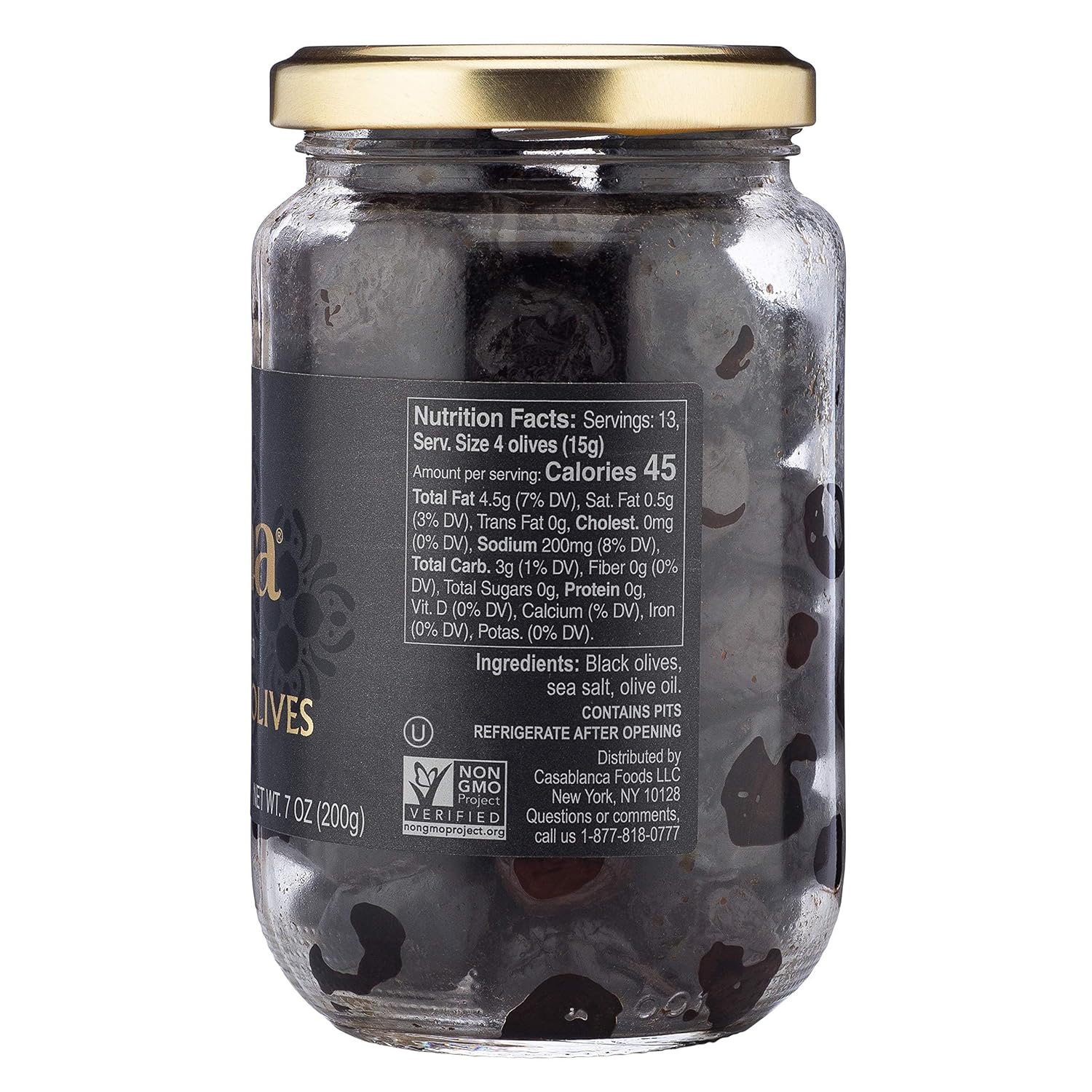 Mina Dry Cured Black Olives, 7 oz - Moroccan Olive Oil Cured Olives, Premium Handpicked and Naturally Cured Dried Olives, Non GMO, Gluten Free, Low Carb, Vegan, Great Paleo Keto Snacks
