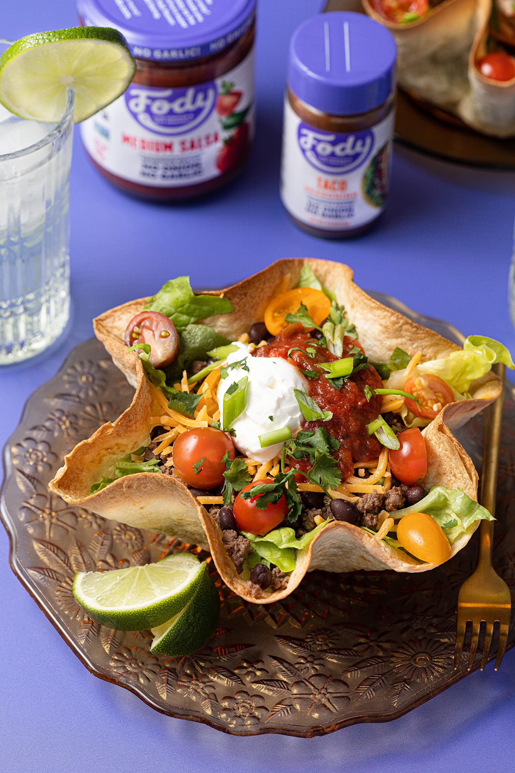 Fody Foods Taco Seasoning, 2.6 Oz, Garlic and Onion Free, Low FODMAP Certified, Gut & IBS Friendly, Vegan, Non-GMO, Gluten Free, Keto Friendly