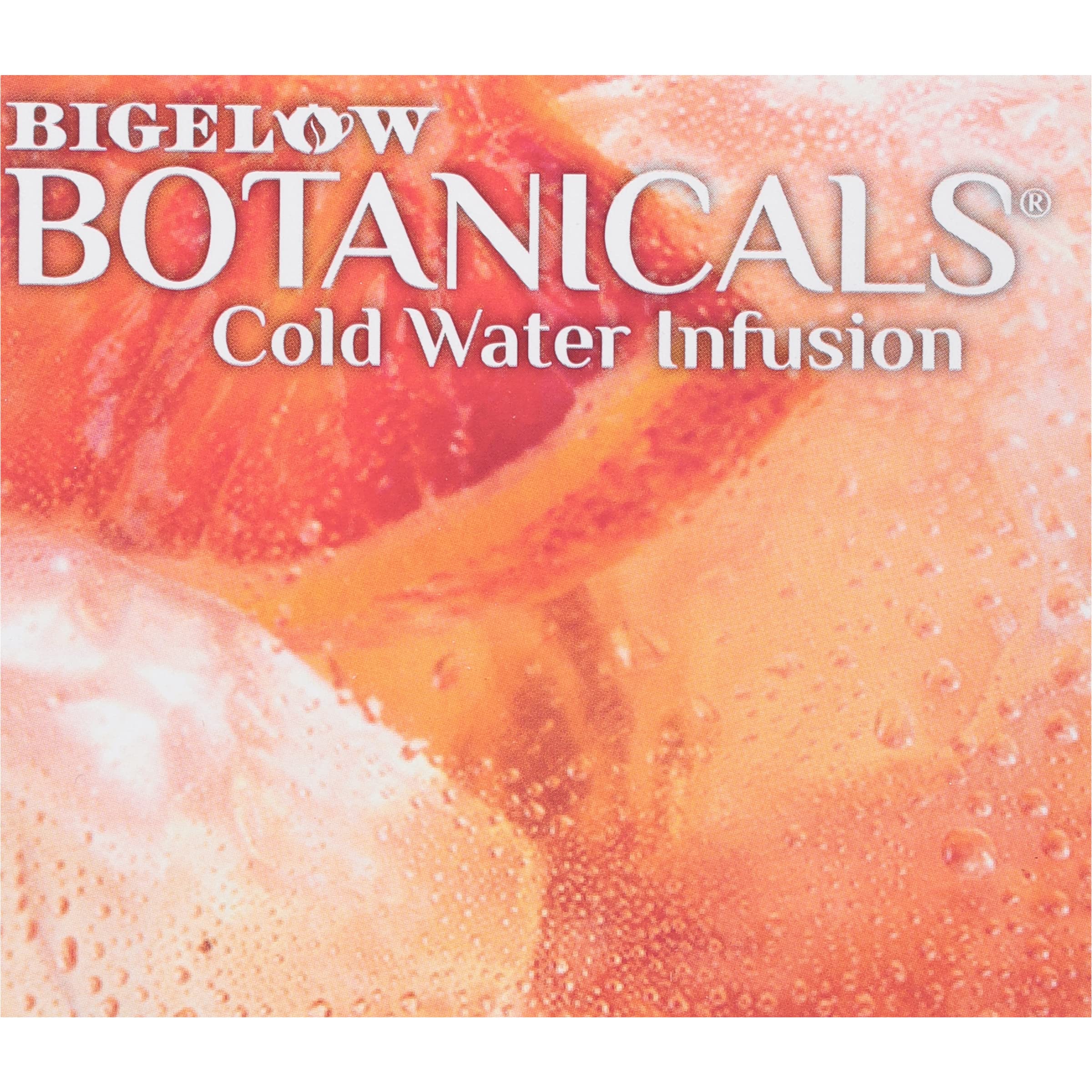 Bigelow Botanicals Cold Water Infusion Strawberry Lemon Orange Blossom Tea Bags 18 Count Box (Pack of 1), Herbal Infusion, Caffeine Free, 18 Tea Bags Total