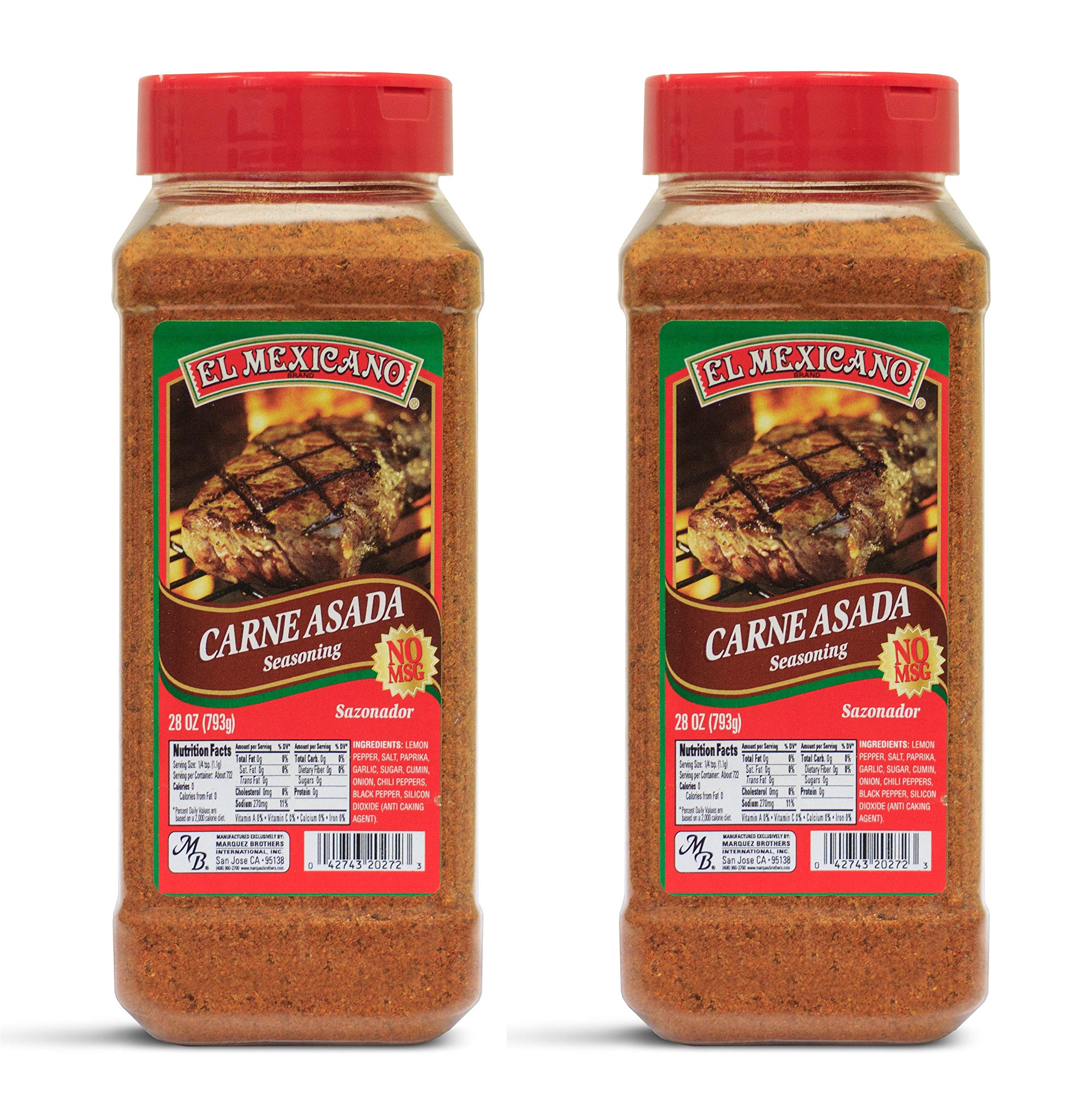 El Mexicano Carne Asada Seasoning, 28 Oz (Pack 1)
