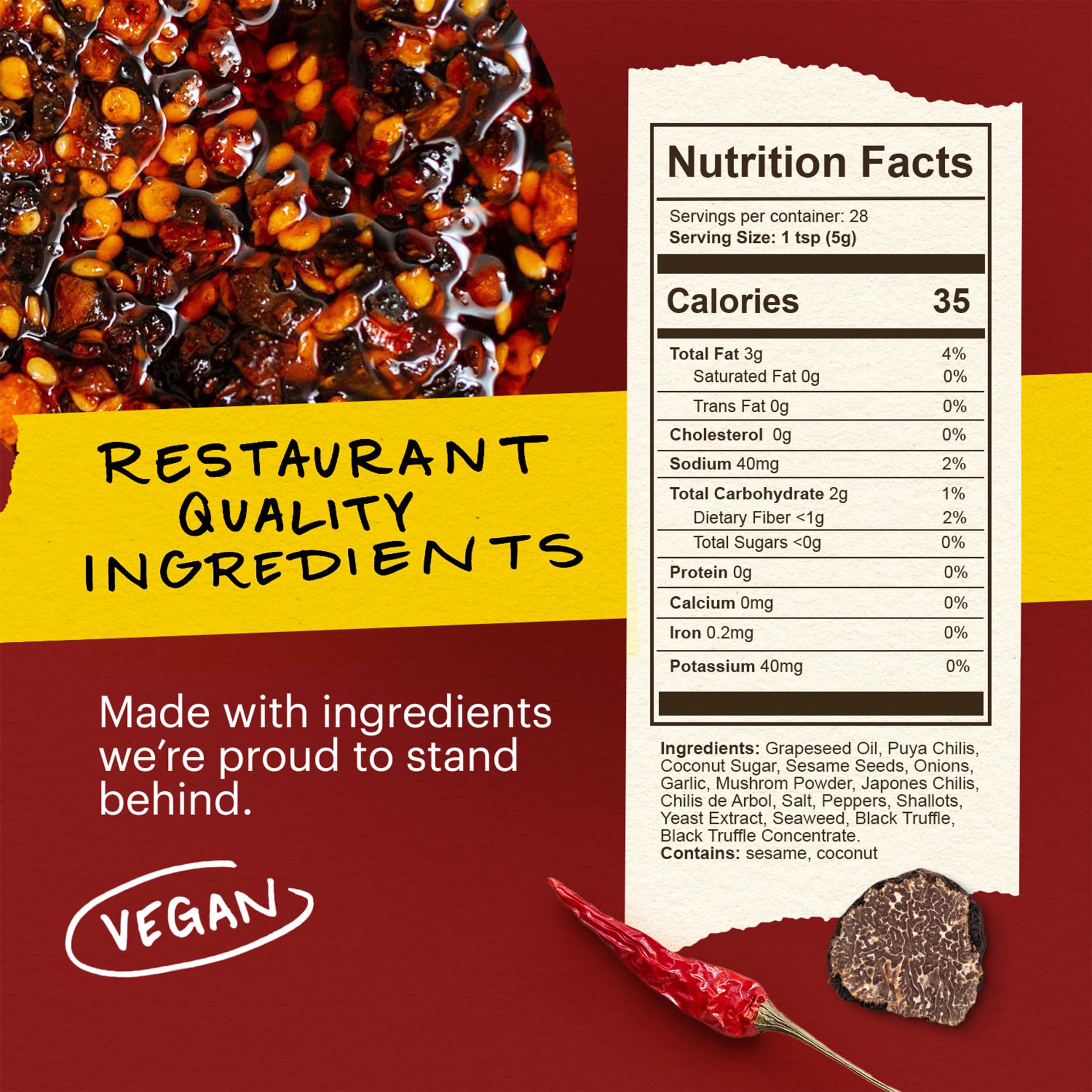 Momofuku Extra Spicy Chili Crunch by David Chang, (5.5 Ounces), Oil with Crunchy Garlic and Shallots, Crisp for Cooking as Sauce or Topping, 1 Pack