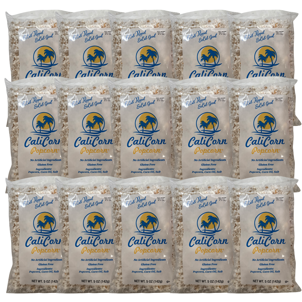 Calicorn Popcorn, 5oz, Salted Popcorn, Gluten Free, No Artificial Ingredients