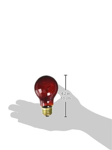 Fluker's Red Heat Bulbs for Reptiles, Black, 60 Watts, 1 Count (Pack of 1)