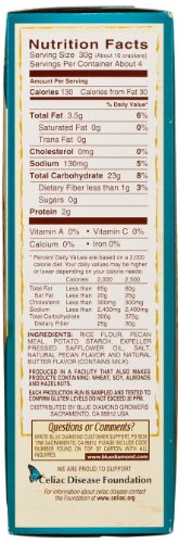 Blue Diamond NutThins Cracker Snacks, Pecan, Boxes, 4.25 oz