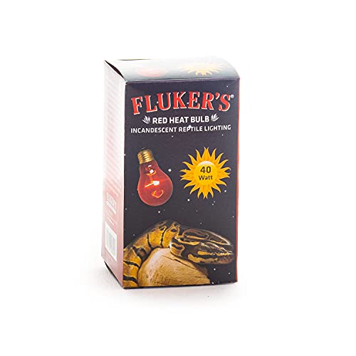 Fluker's Red Heat Bulbs for Reptiles,Black