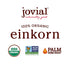 JOVIAL Organic Sea Salt Sourdough Einkorn Crackers, 4.5 OZ