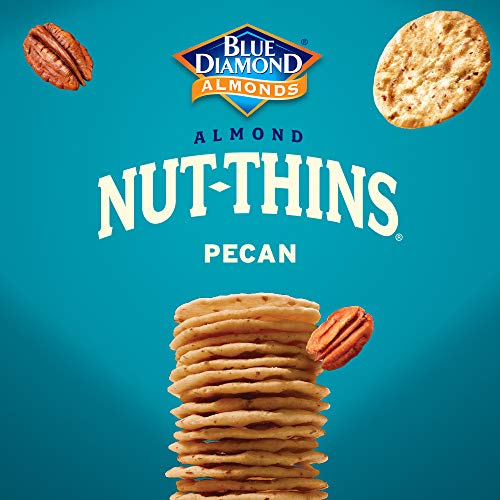 Blue Diamond NutThins Cracker Snacks, Pecan, Boxes, 4.25 oz