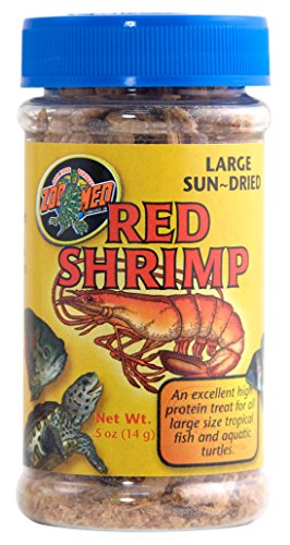 Zoo Med Large Sun-Dried Red Shrimp Aquatic Turtle Food, 0.5 oz.