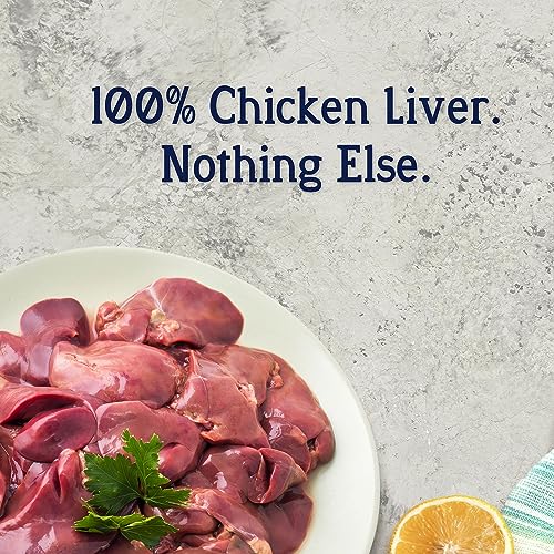 Stewart Freeze Dried Dog Treats, Chicken Liver, Grain Free & Gluten Free, 16 Ounce Resealable Pouch, Single Ingredient, Made in USA, Dog Training Treats